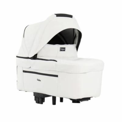Emmaljunga Carrycot + LUX - White Leath.