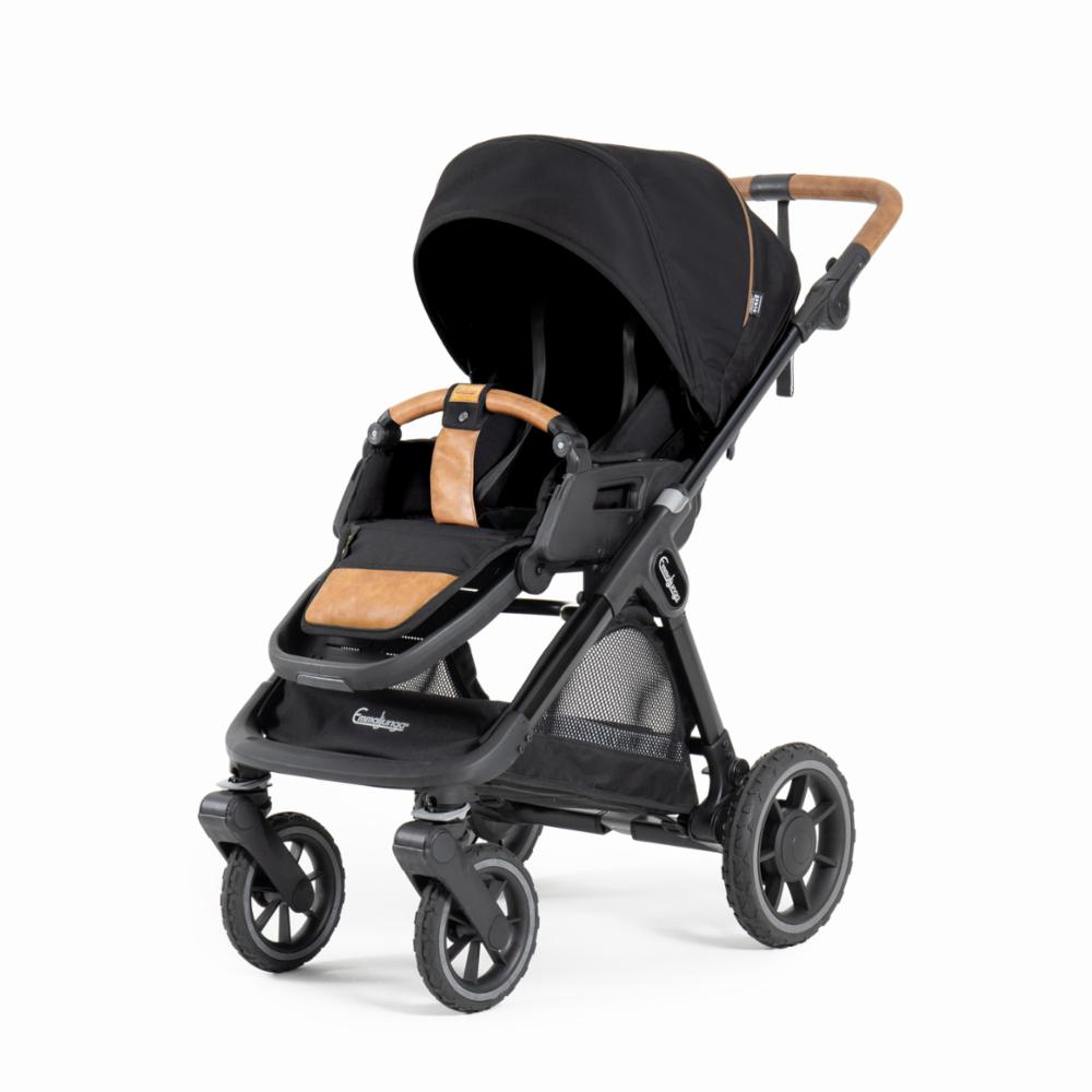 Emmaljunga Sento Ratasistuin Flat+ - Outdoor Black
