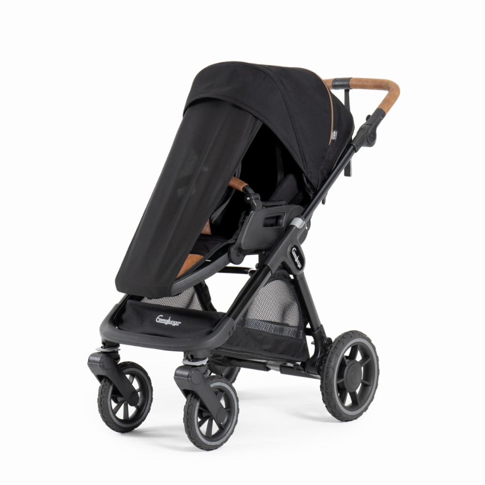 Emmaljunga Sento Ratasistuin Flat+ - Outdoor Black