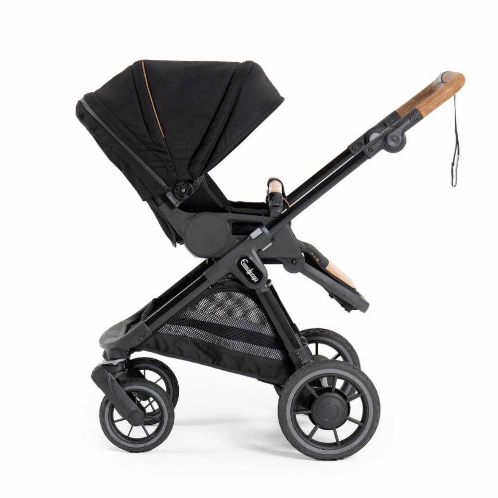 Emmaljunga Sento Ratasistuin Flat+ - Outdoor Black