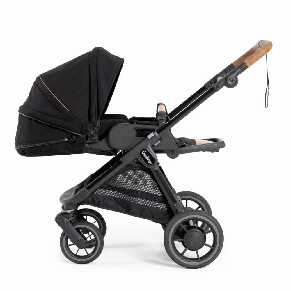 Emmaljunga Sento Ratasistuin Flat+ - Outdoor Black