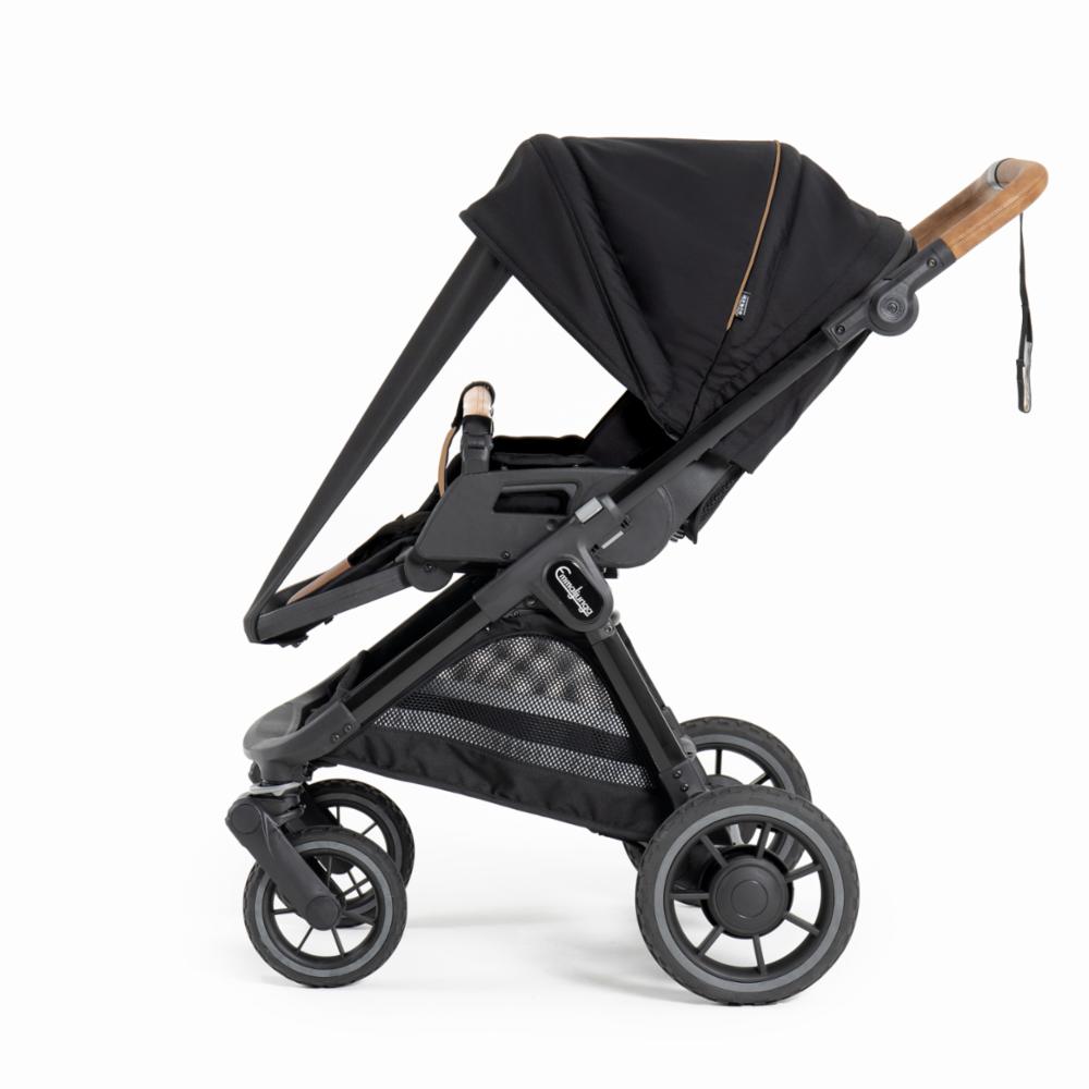 Emmaljunga Sento Ratasistuin Flat+ - Outdoor Black