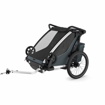 Thule Chariot Cross 2 kahdenistuttava Pyöräkärry - Dark Slate