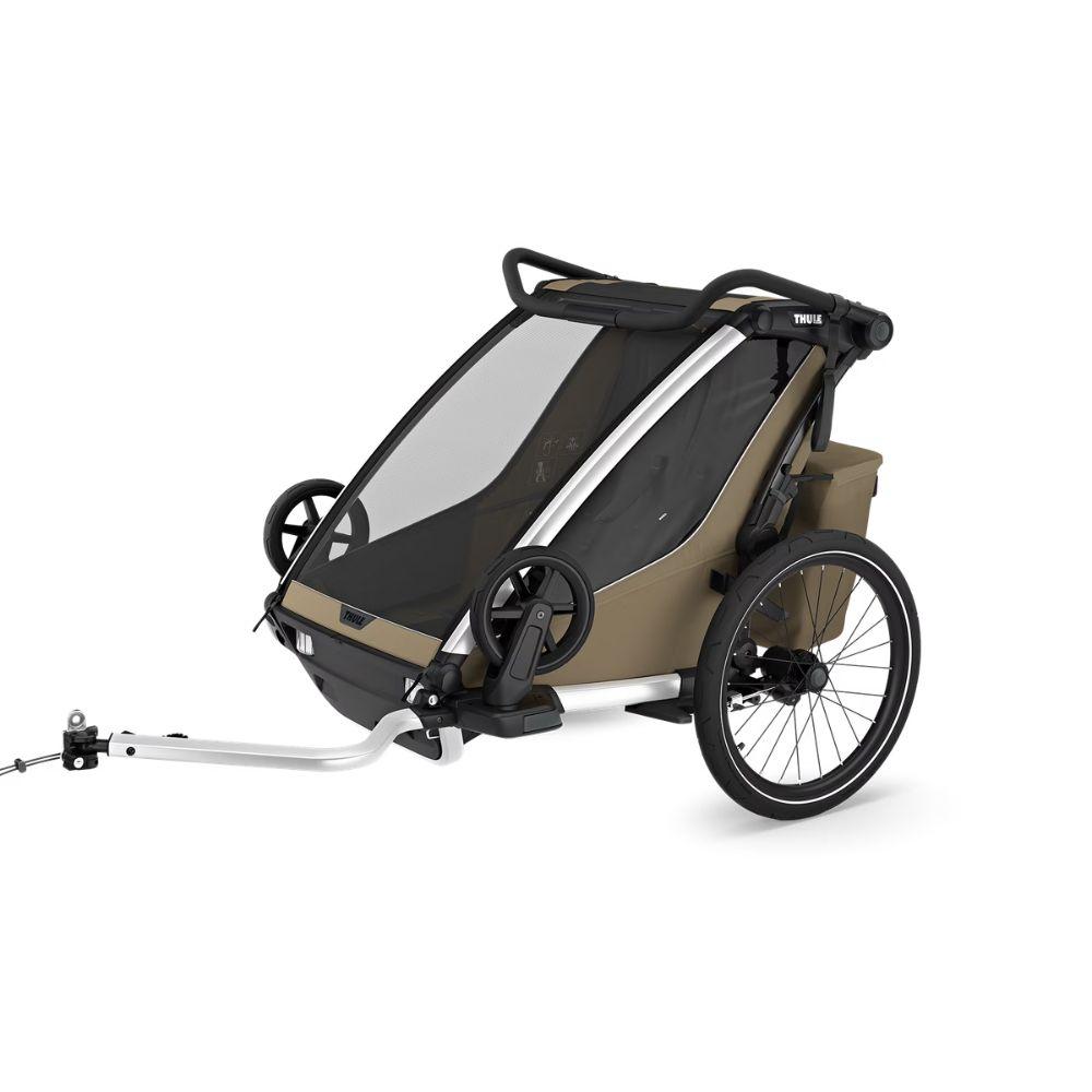 Thule Chariot Cross 2 kahdenistuttava Pyöräkärry - Khaki