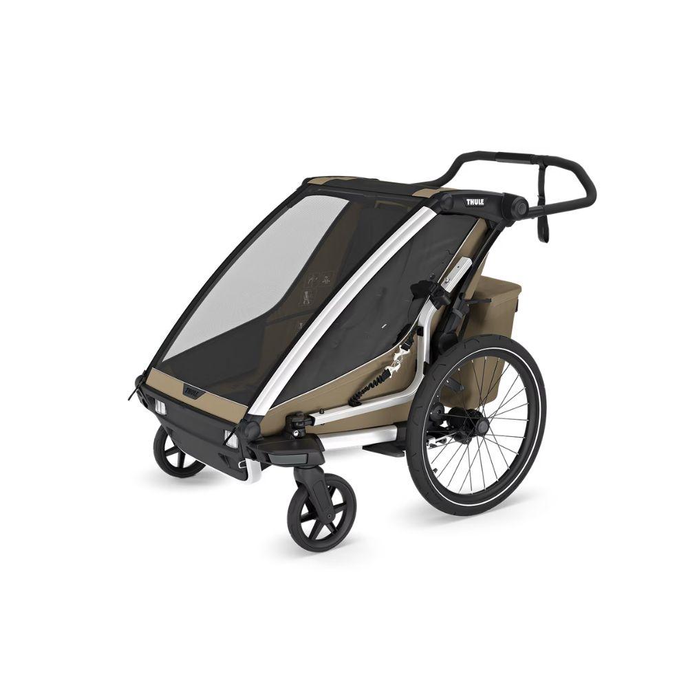 Thule Chariot Cross 2 kahdenistuttava Pyöräkärry - Khaki
