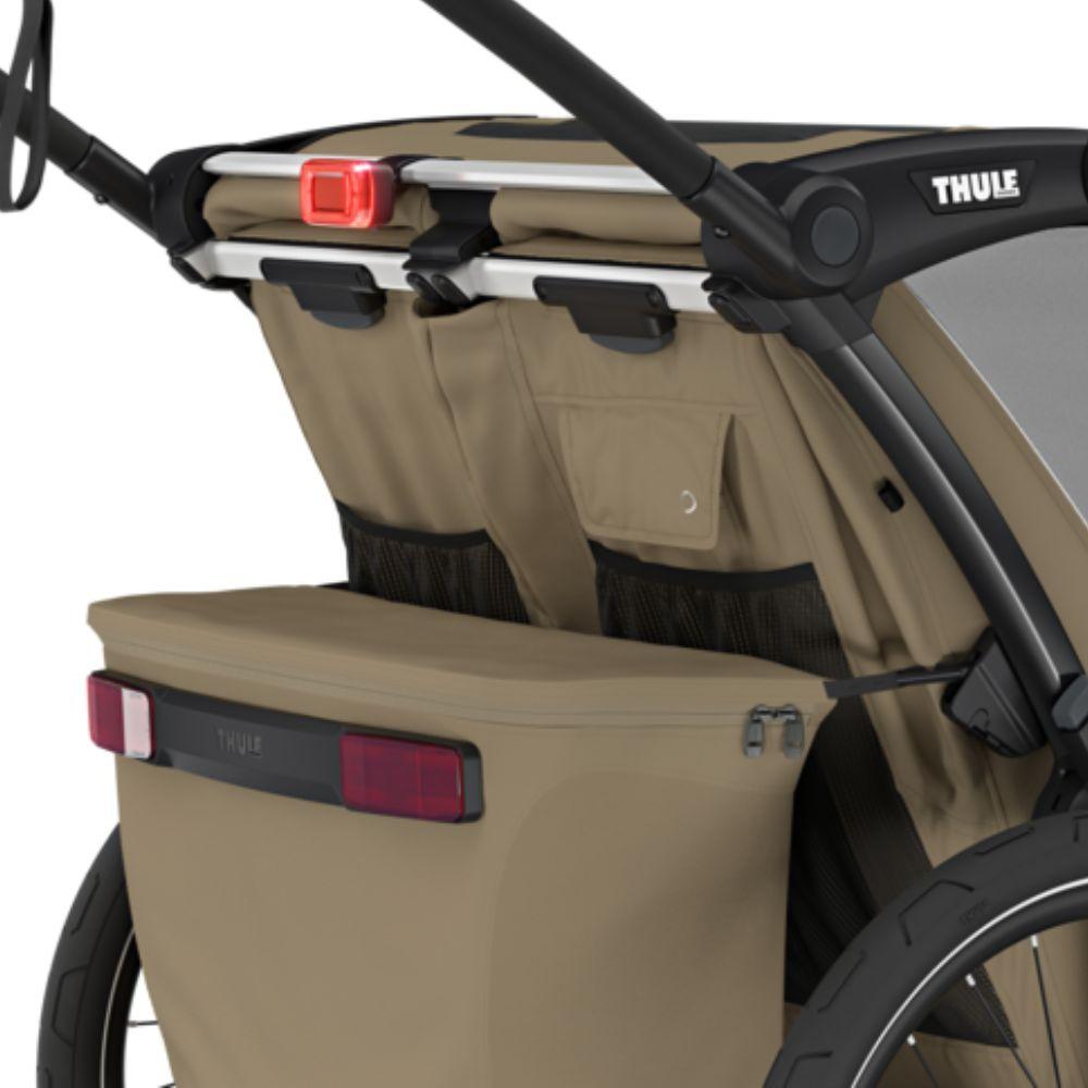 Thule Chariot Cross 2 kahdenistuttava Pyöräkärry - Khaki