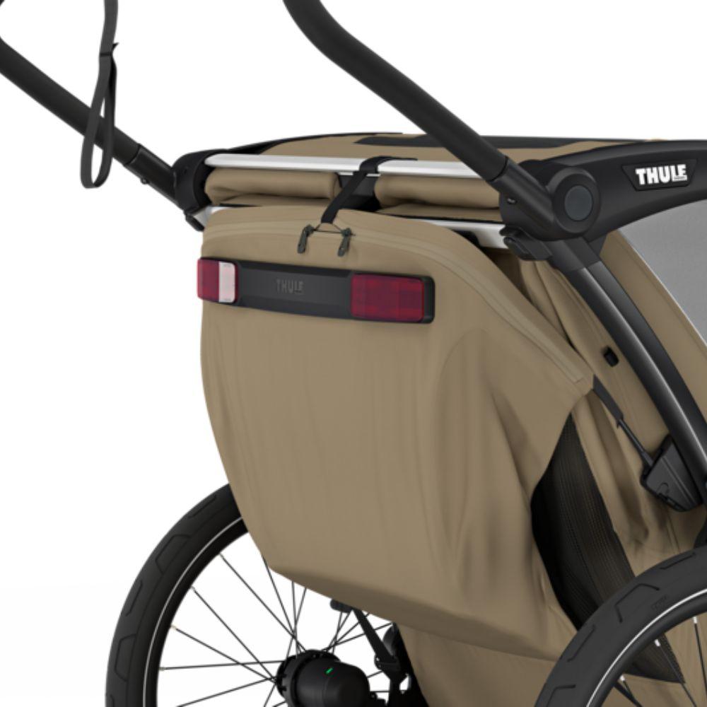 Thule Chariot Cross 2 kahdenistuttava Pyöräkärry - Khaki
