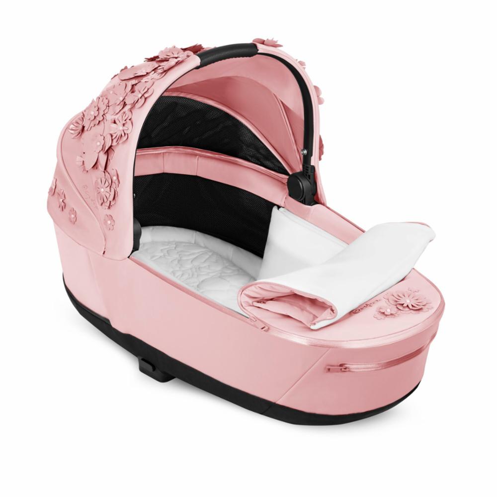 Cybex Priam 4 Carrycot - Simply Flower pink