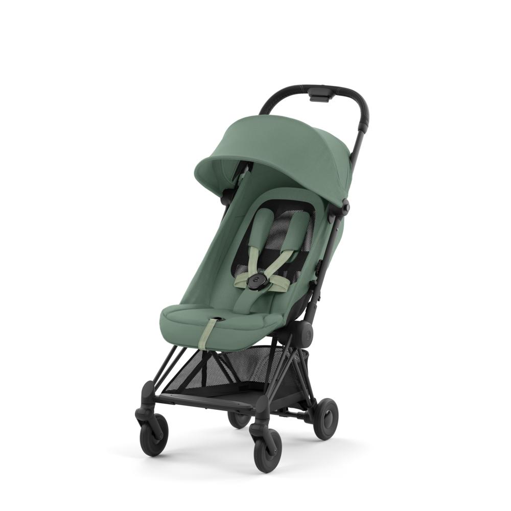 Cybex Coya Matkarattaat - Matt Black/Leaf Green