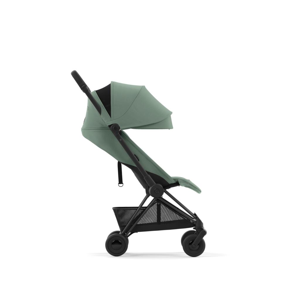 Cybex Coya Matkarattaat - Matt Black/Leaf Green