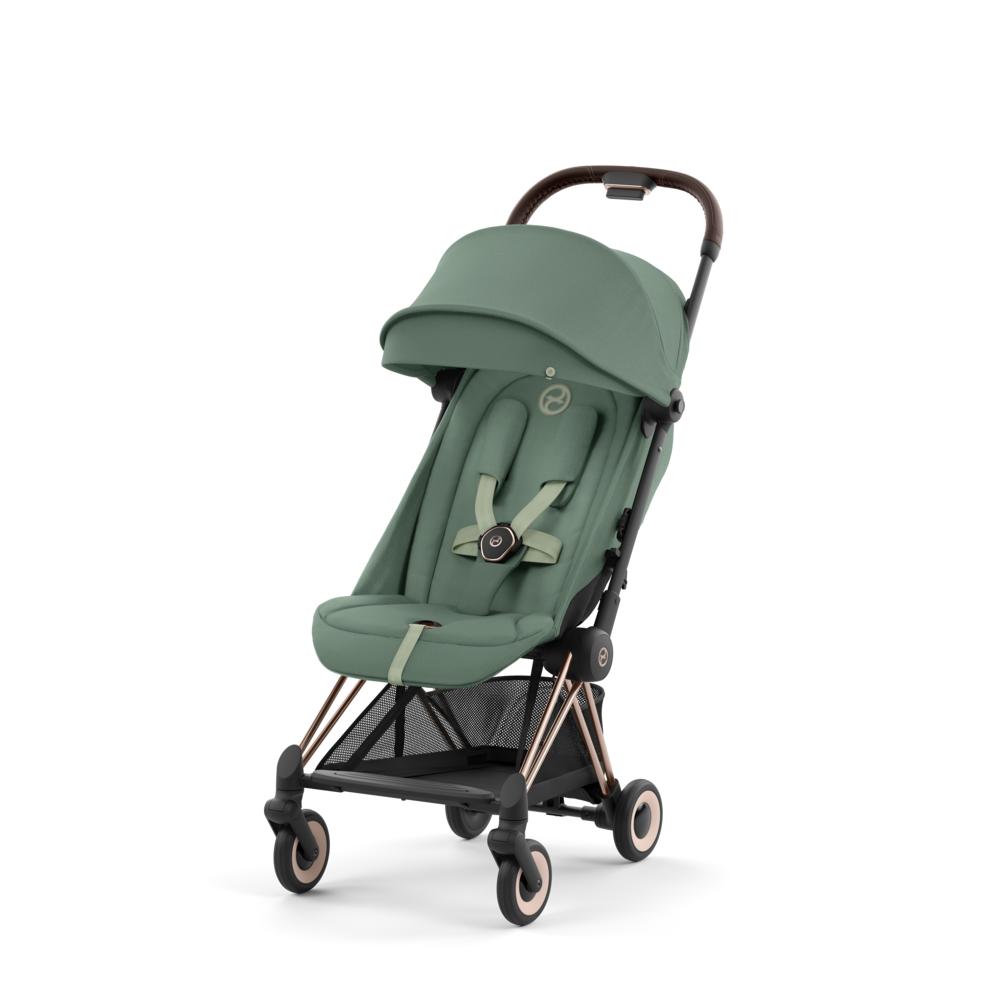 Cybex Coya Matkarattaat - Rosegold/Leaf Green