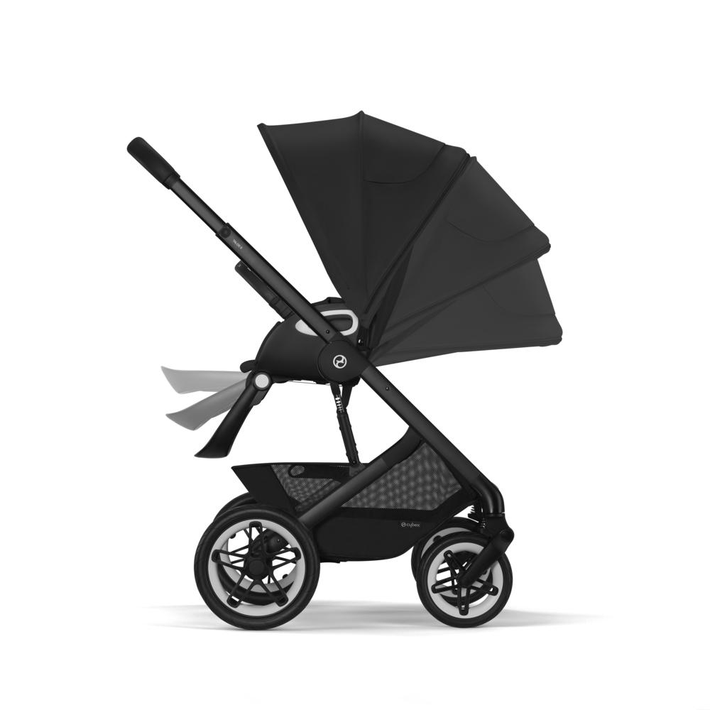 Cybex Talos S Lux Rattaat - Black/Moon Black