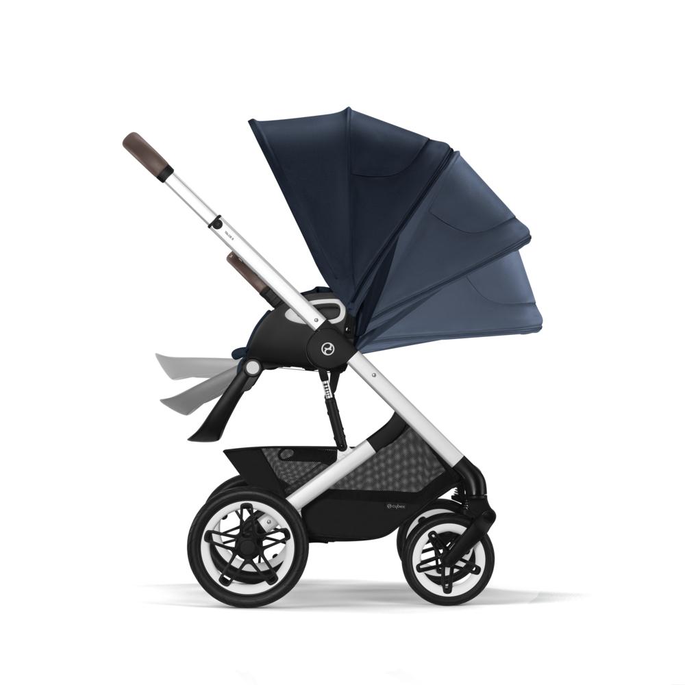 Cybex Talos S Lux Rattaat - Silver/Ocean Blue