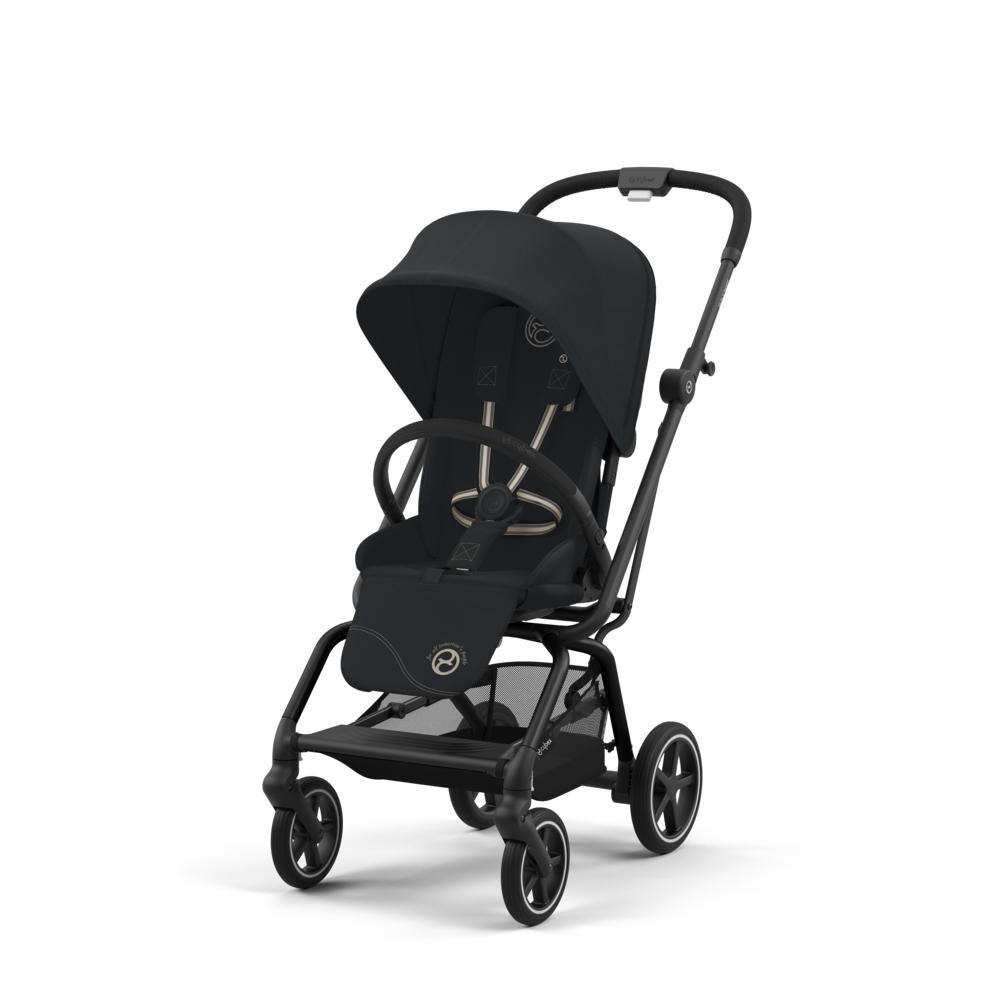Cybex Eezy S Twist Plus 2 Matkarattaat - Black/Magic Black