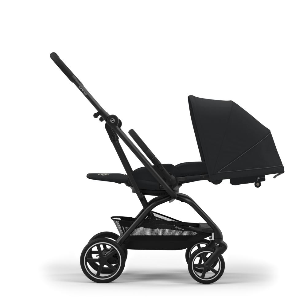 Cybex Eezy S Twist Plus 2 Matkarattaat - Black/Magic Black