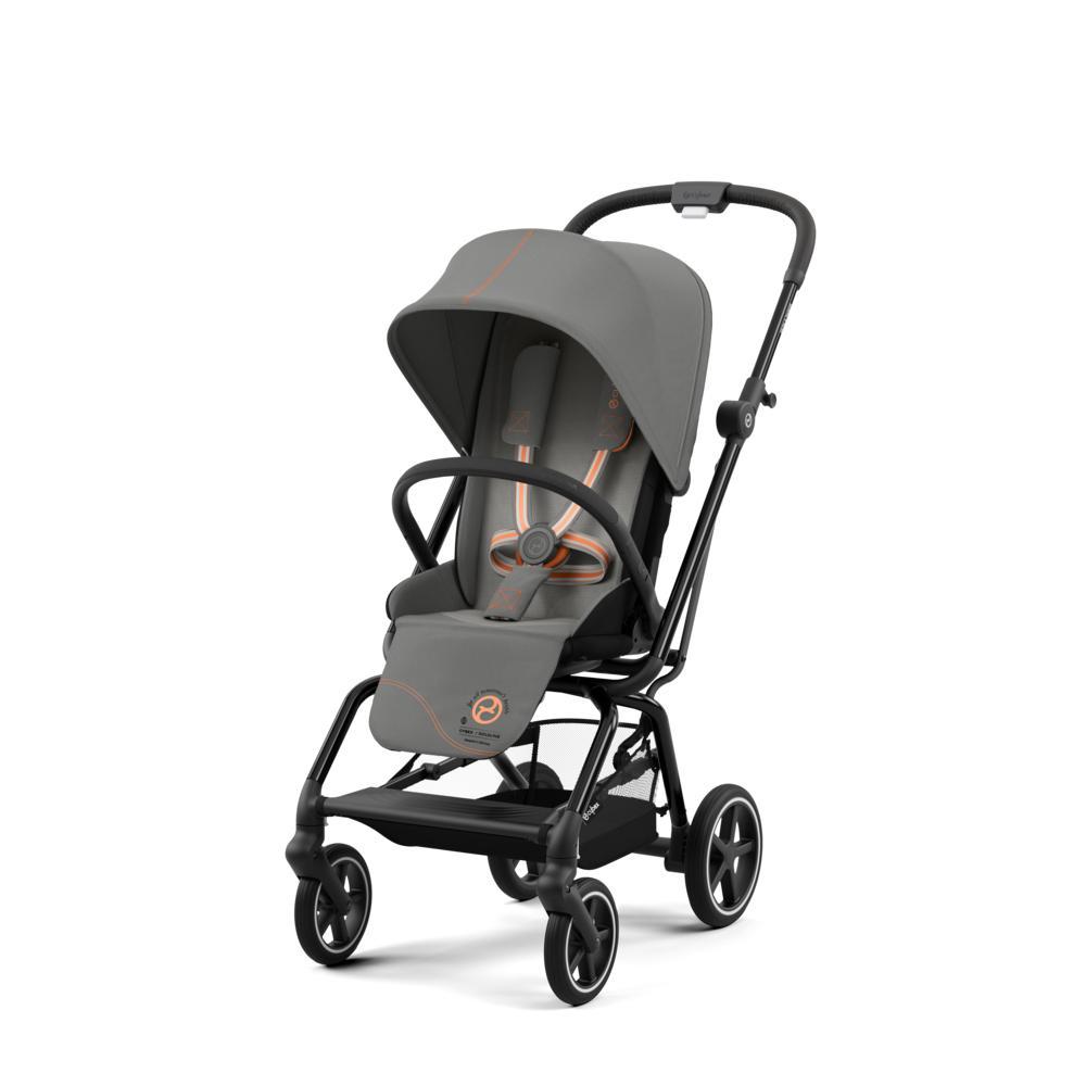Cybex Eezy S Twist Plus 2 Matkarattaat - Black/Silver