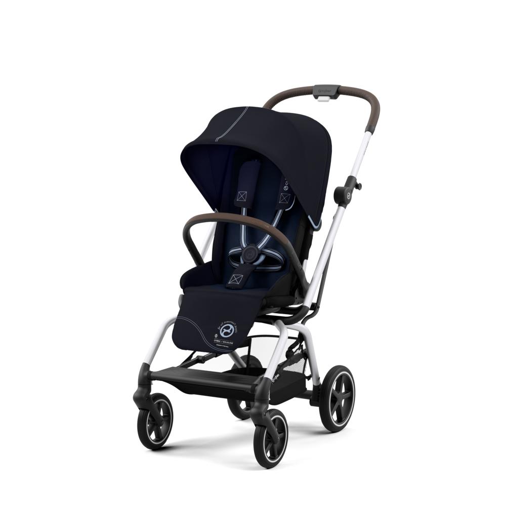 Cybex Eezy S Twist Plus 2 Matkarattaat - Silver/Ocean Blue