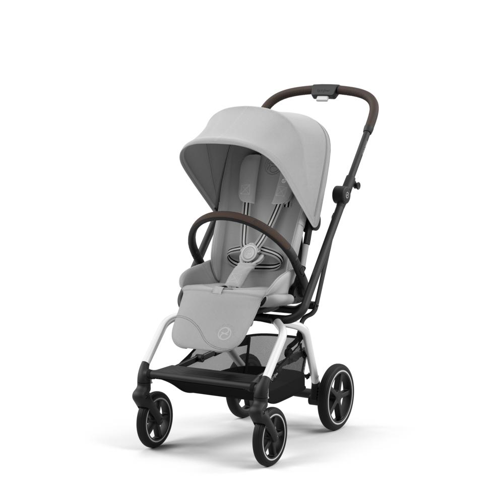 Cybex Eezy S Twist Plus 2 Matkarattaat - Silver/Fog Grey
