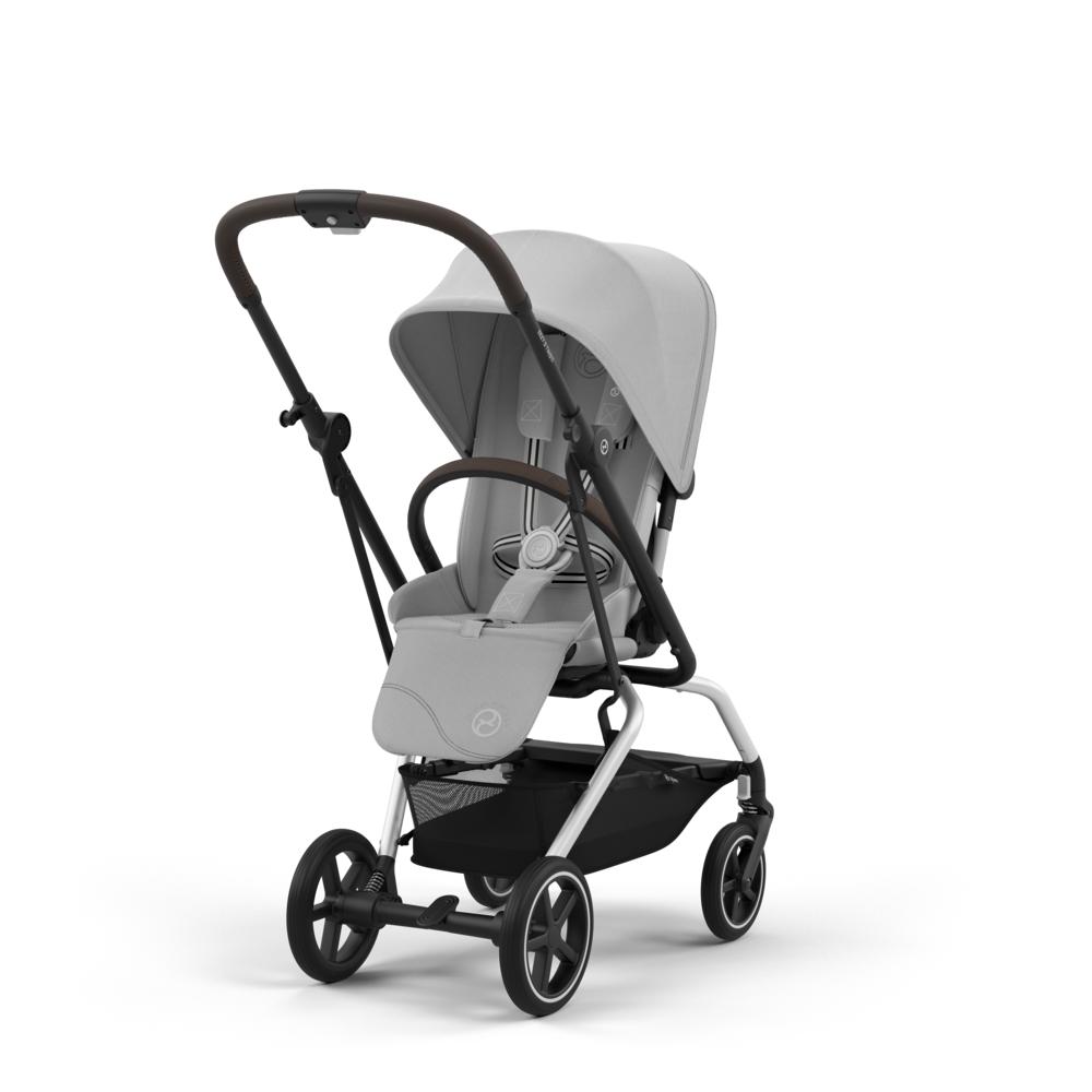 Cybex Eezy S Twist Plus 2 Matkarattaat - Silver/Fog Grey