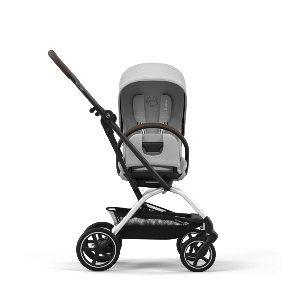 Cybex Eezy S Twist Plus 2 Matkarattaat - Silver/Fog Grey