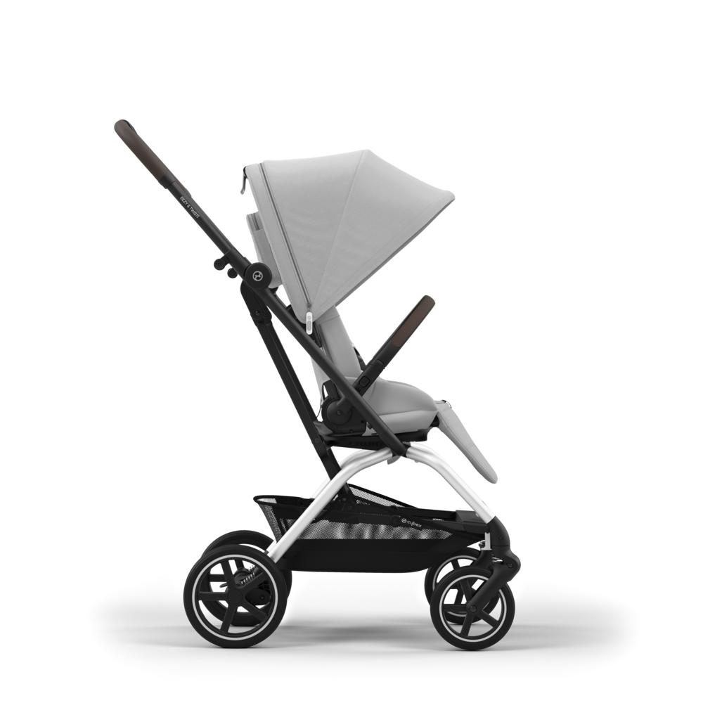 Cybex Eezy S Twist Plus 2 Matkarattaat - Silver/Fog Grey