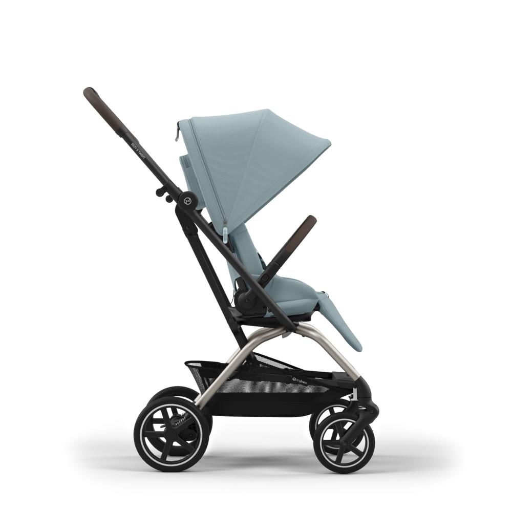 Cybex Eezy S Twist Plus 2 Matkarattaat - Taupe/Stormy Blue