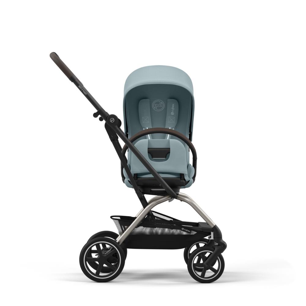 Cybex Eezy S Twist Plus 2 Matkarattaat - Taupe/Stormy Blue