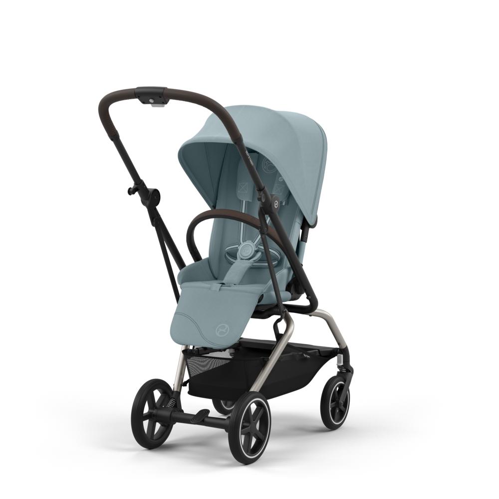 Cybex Eezy S Twist Plus 2 Matkarattaat - Taupe/Stormy Blue