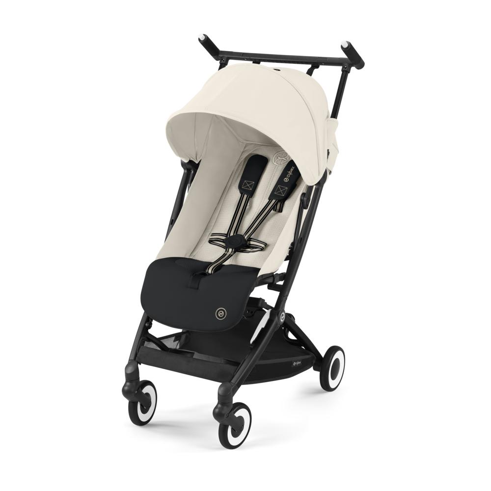 Cybex Libelle Matkarattaat - Black/Canvas White
