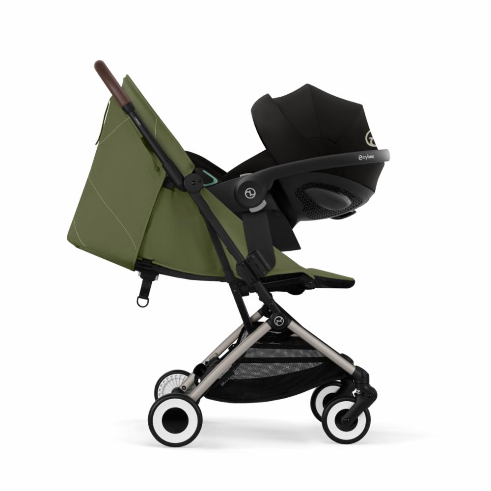Cybex Orfeo Matkarattaat -25 - Taupe/Moss Green