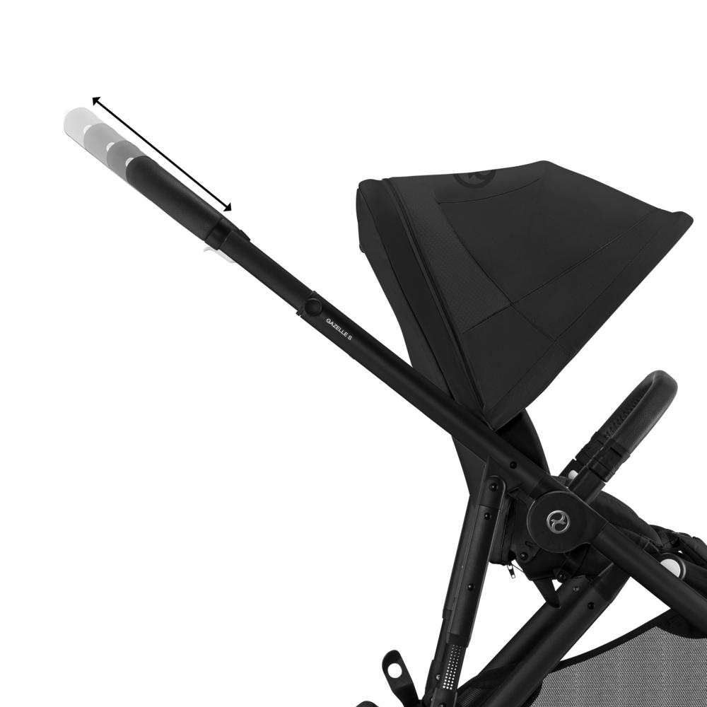 Cybex Gazelle S - Black/Moon Black