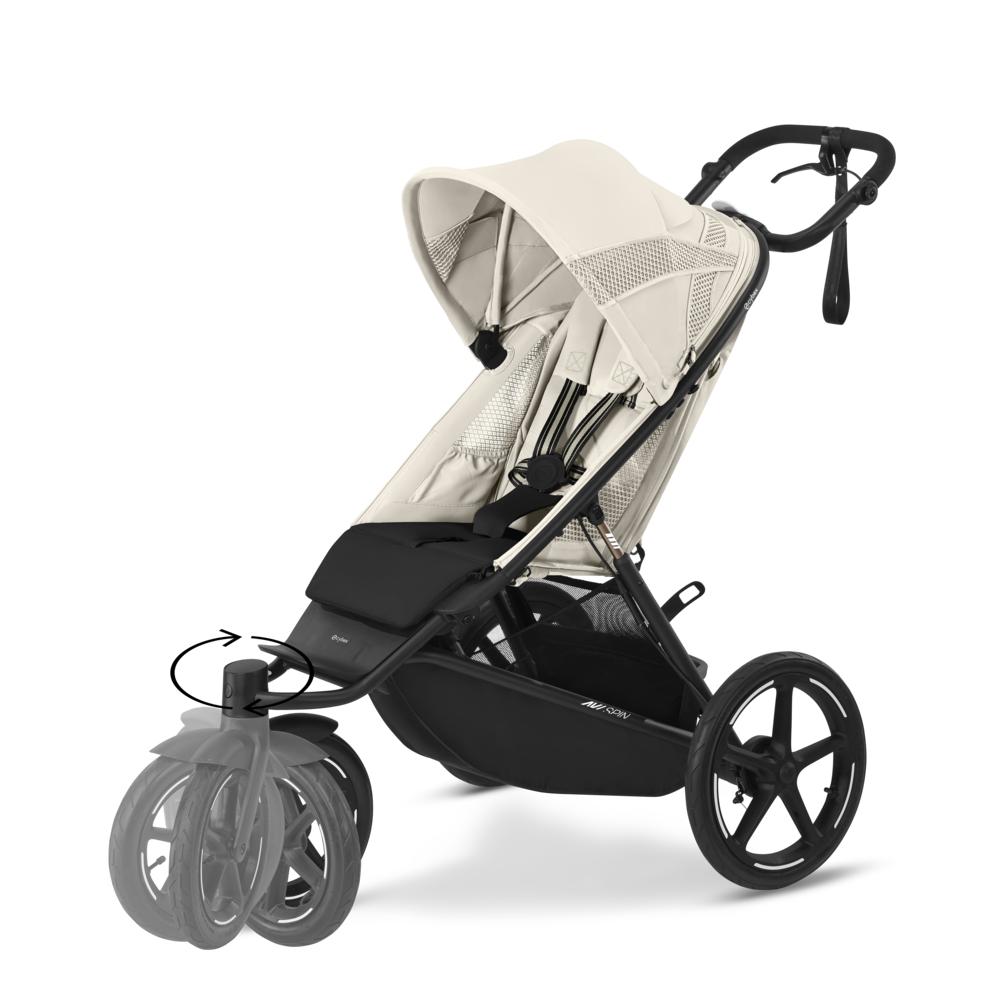 Cyb Avi Spin BLK, Seashell Beige