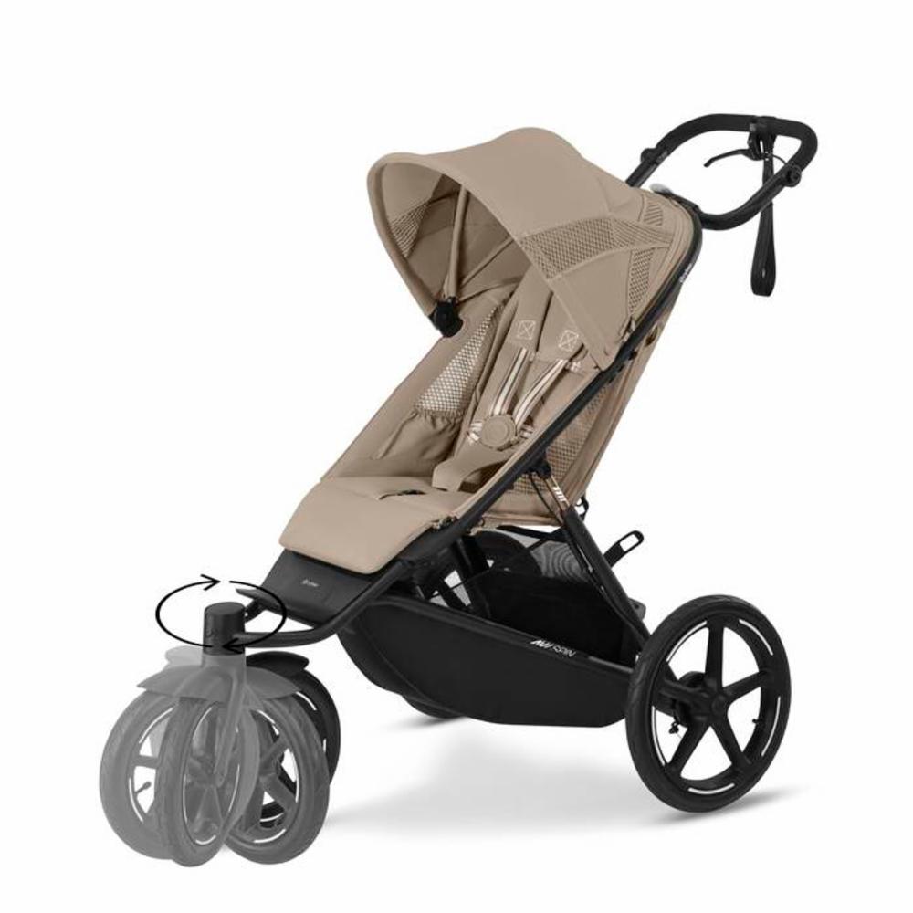 Cyb Avi Spin BLK, Almond Beige