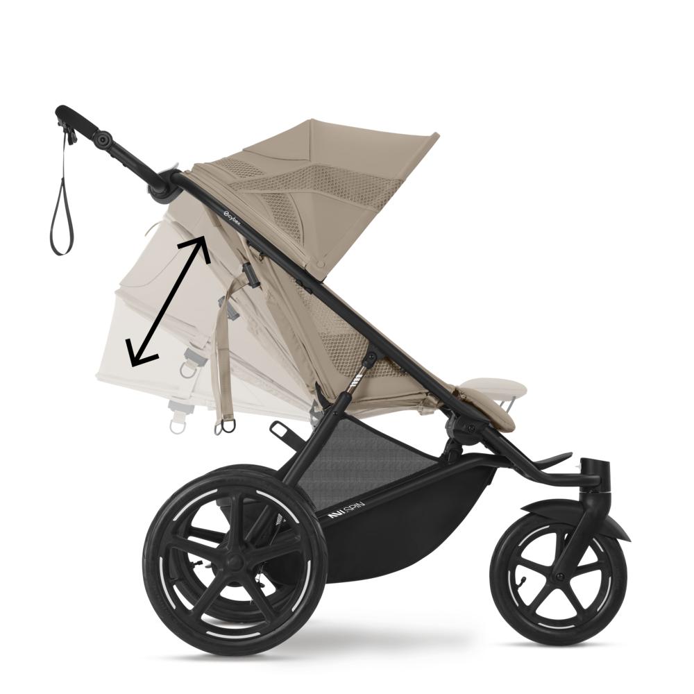 Cyb Avi Spin BLK, Almond Beige