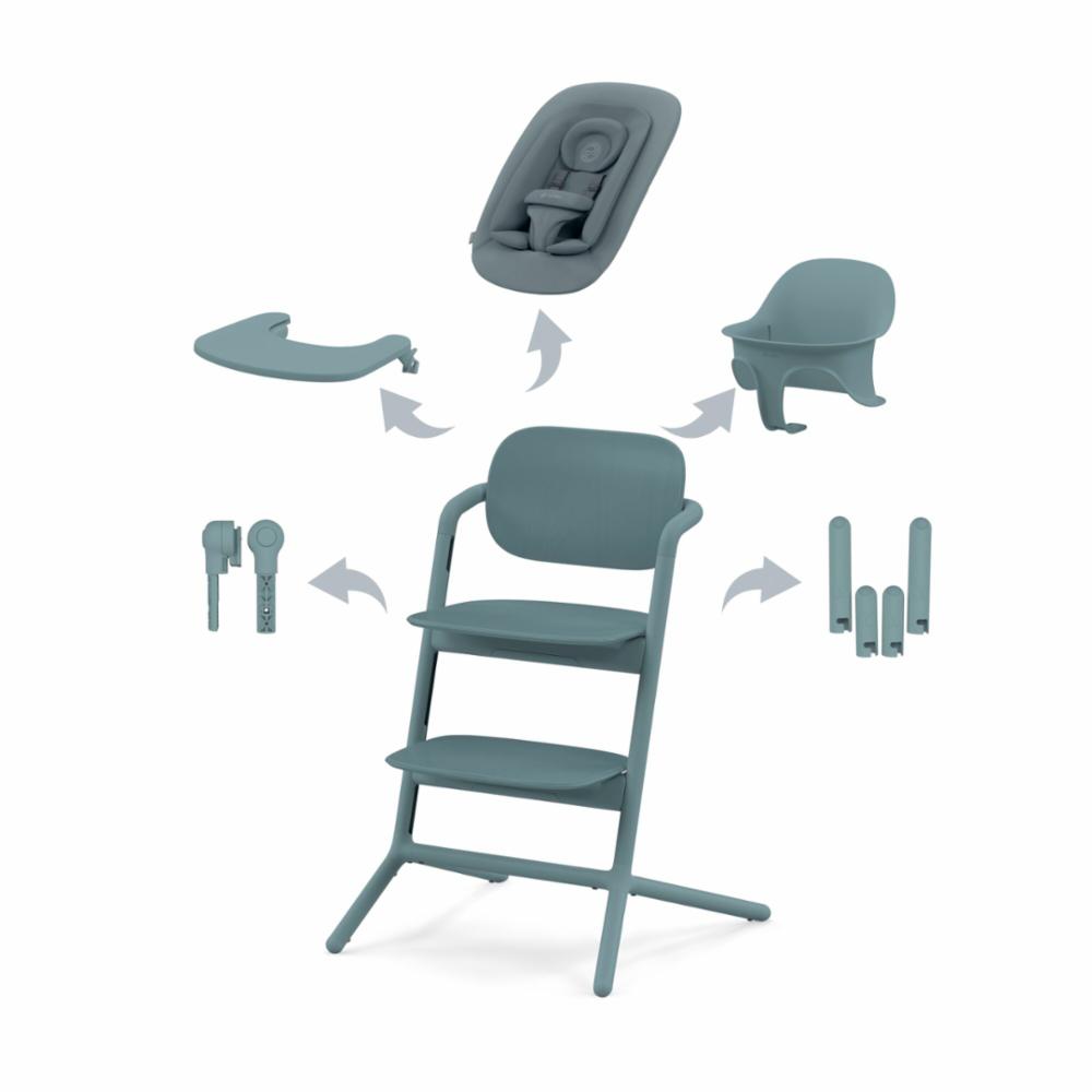 Cybex LEMO 4in1 Syöttötuoli - Stone Blue