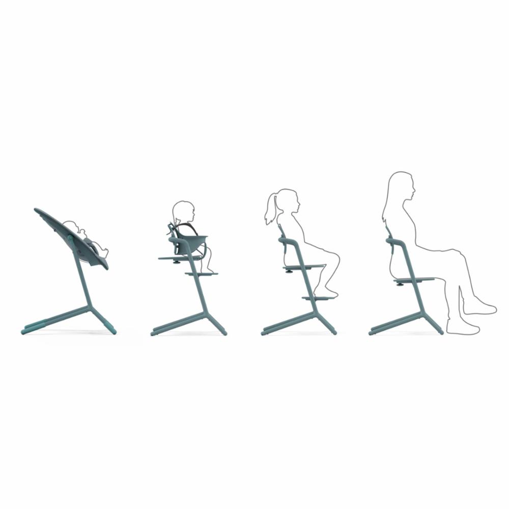 Cybex LEMO 4in1 Syöttötuoli - Stone Blue