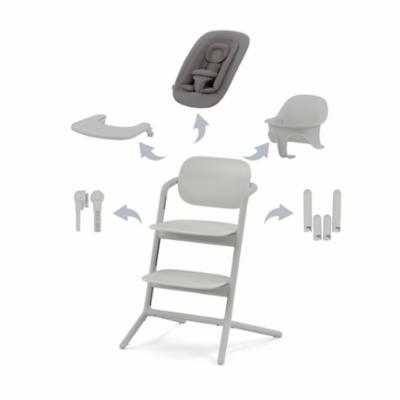 Cybex LEMO 4in1 Syöttötuoli - Suede Grey