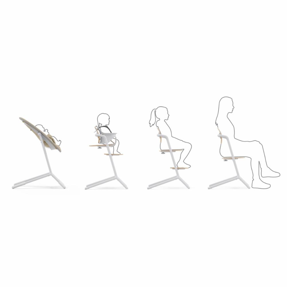 Cybex LEMO 4in1 Syöttötuoli - Sand White