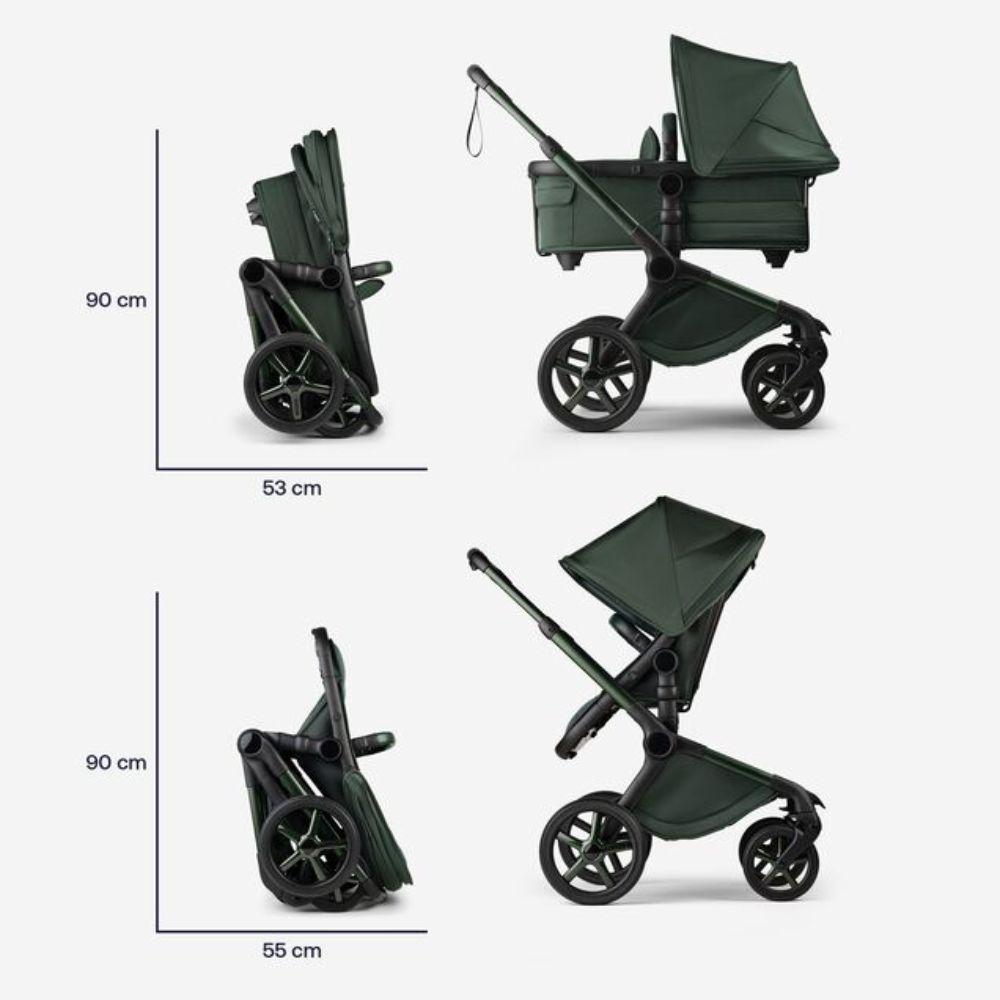 Bugaboo Fox 5 Complete Yhdistelmävaunut - Midnight Green Limited