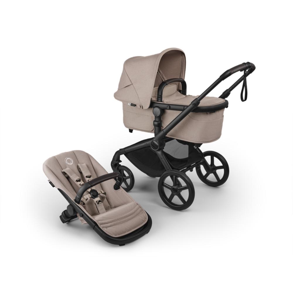 Bugaboo Fox 5 Renew Complete Yhdistelmävaunut - Black/Desert Taupe