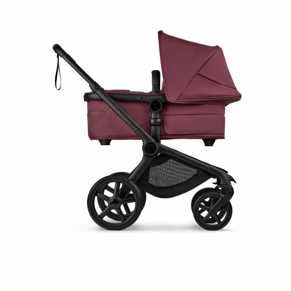 Bugaboo Fox 5 Renew Complete Yhdistelmävaunut - Black/Dark Cherry
