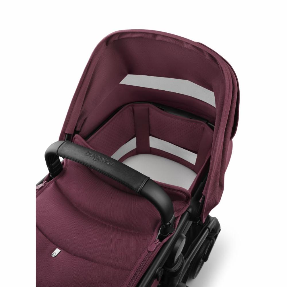 Bugaboo Fox 5 Renew Complete Yhdistelmävaunut - Black/Dark Cherry