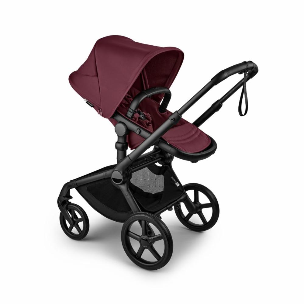 Bugaboo Fox 5 Renew Complete Yhdistelmävaunut - Black/Dark Cherry