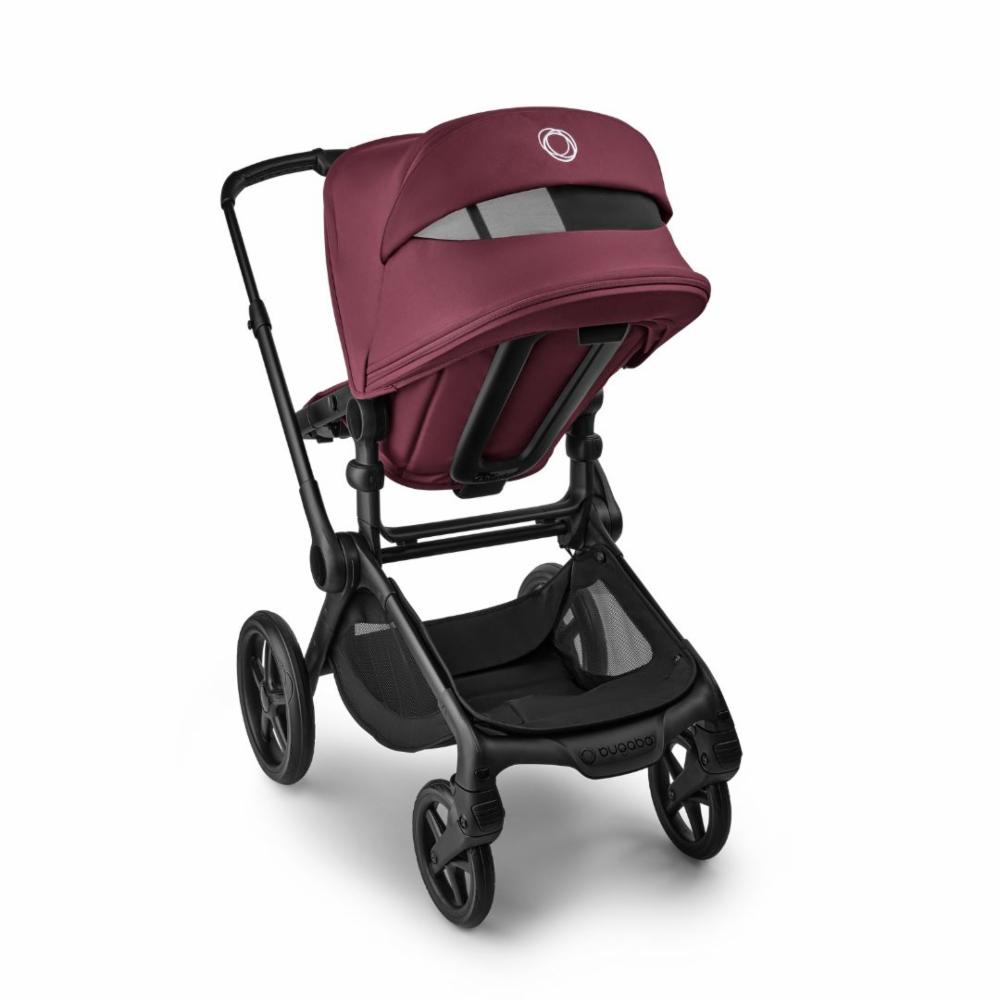Bugaboo Fox 5 Renew Complete Yhdistelmävaunut - Black/Dark Cherry