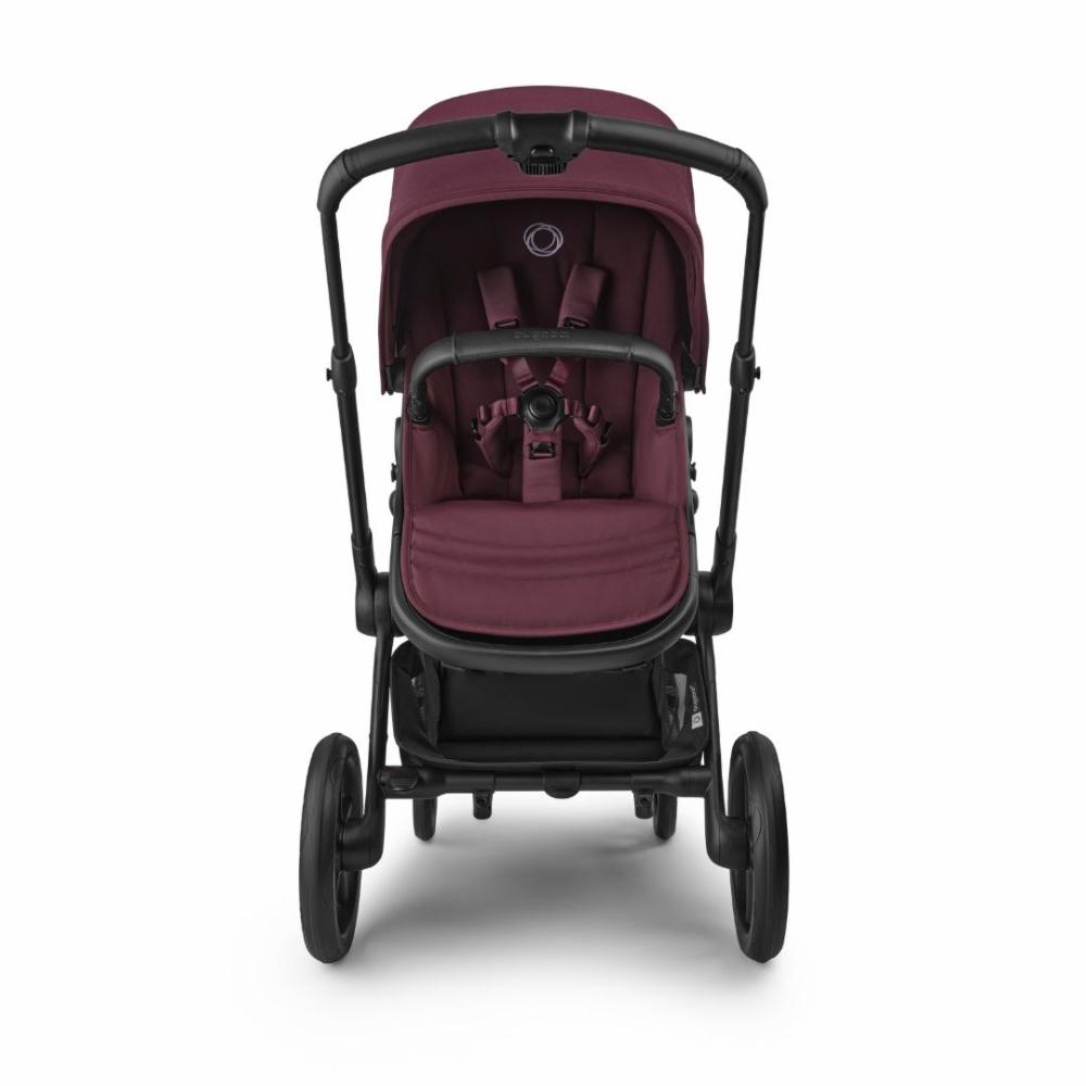 Bugaboo Fox 5 Renew Complete Yhdistelmävaunut - Black/Dark Cherry