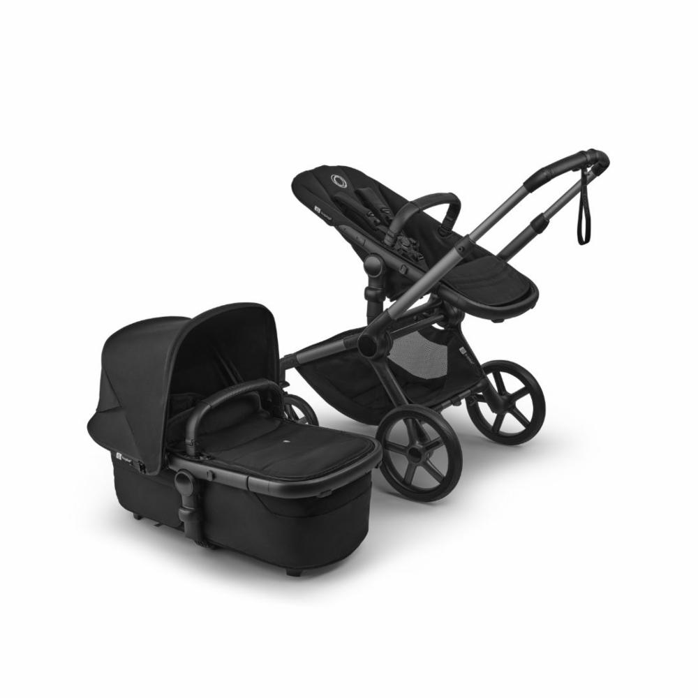 Bugaboo Fox 5 Renew Complete Yhdistelmävaunut - Black/Heritage Black