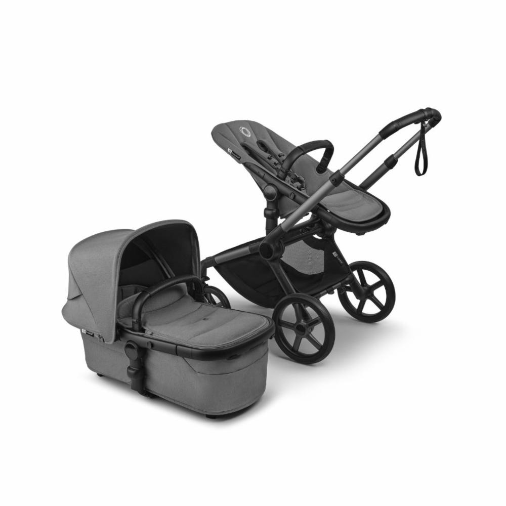Bugaboo Fox 5 Renew Complete Yhdistelmävaunut - Graphite/Moon Grey