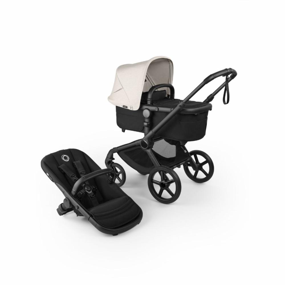 Bugaboo Fox 5 Renew Complete Yhdistelmävaunut - Black/Heritage Black-Misty White