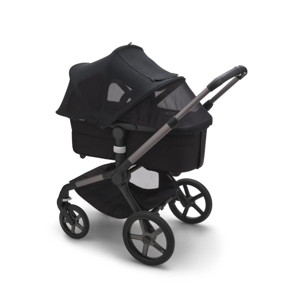 Bugaboo Fox 5/Cameleon 3/Lynx Breezy Sun Canopy - Midnight Black
