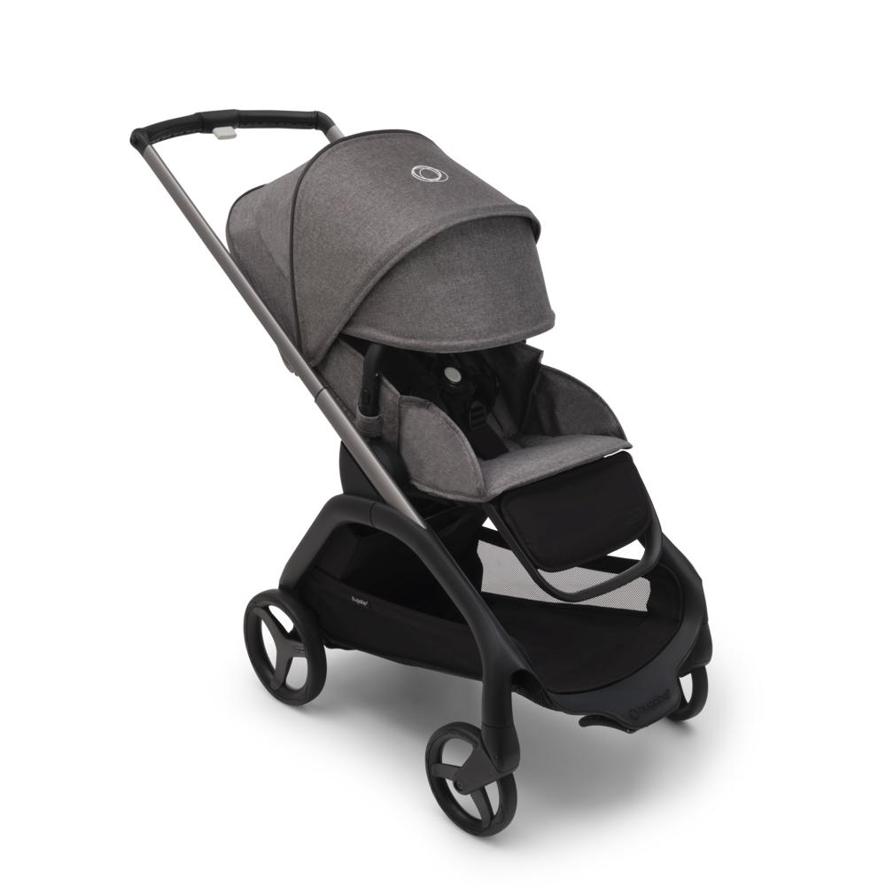 Bugaboo Dragonfly Complete Rattaat - Graphite/Grey Melange
